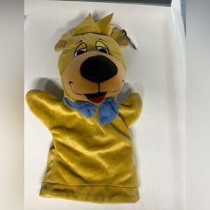 Hanna-Barbera Boo Boo Bear hand puppet plush toy